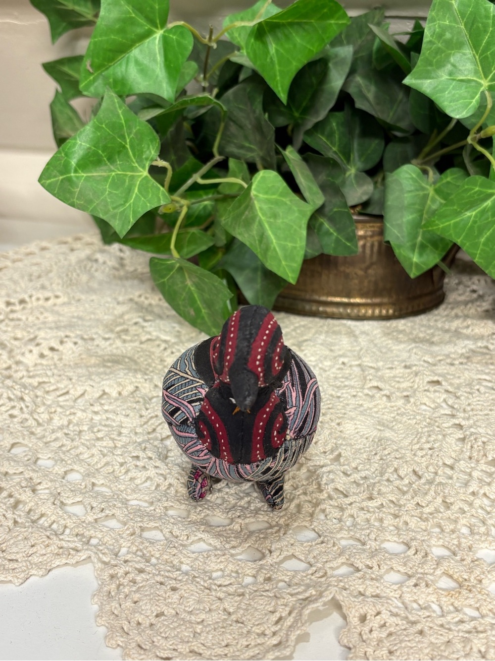 Vintage Handcrafted Bird Pin Cushion - Picture 3 of 11